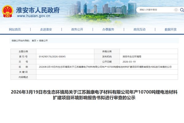 2.13億元！新宙邦旗下公司在江蘇新增10.7萬(wàn)噸鋰電材料擴(kuò)建項(xiàng)目