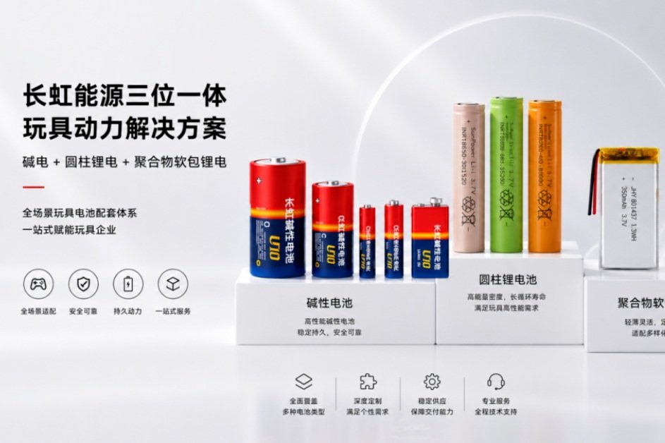 长虹能源入会中国玩具和婴童用品协会 推出玩具电池全场景方案