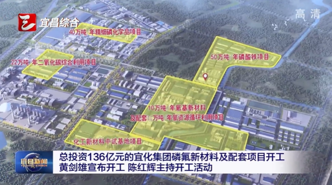 宜化集團100萬噸/年磷氟新材料及配套項目