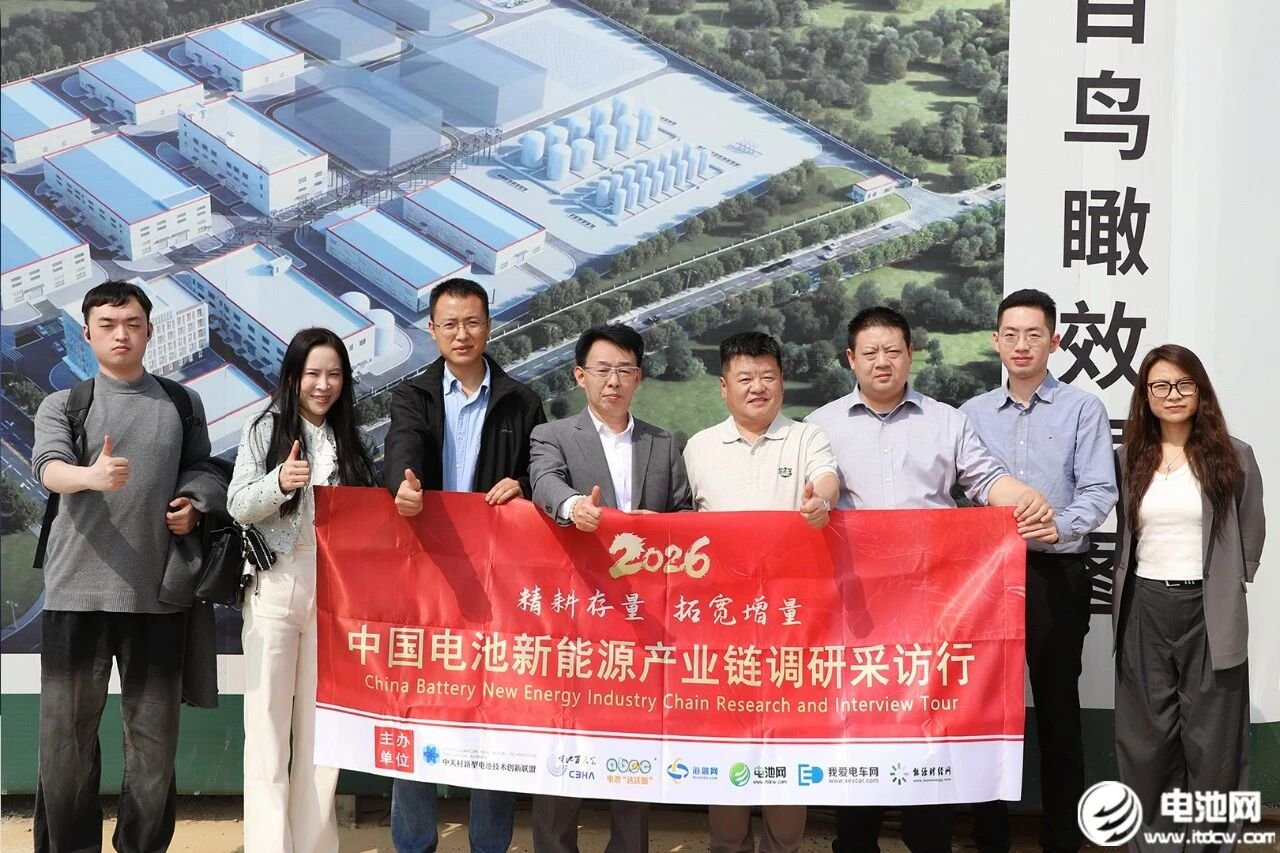 中国电池新能源产业链调研团一行到访湖北昆仑新材