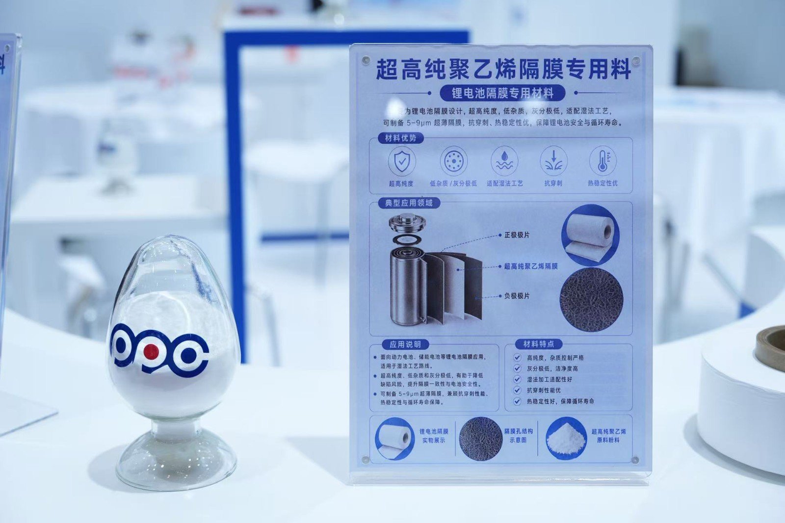 为5μm等未来隔膜而生!朴烯晶发布超薄超强超纯隔膜专用料新品 为5μm等未来隔膜而生!朴烯晶发布超薄超强超纯隔膜专用料新品