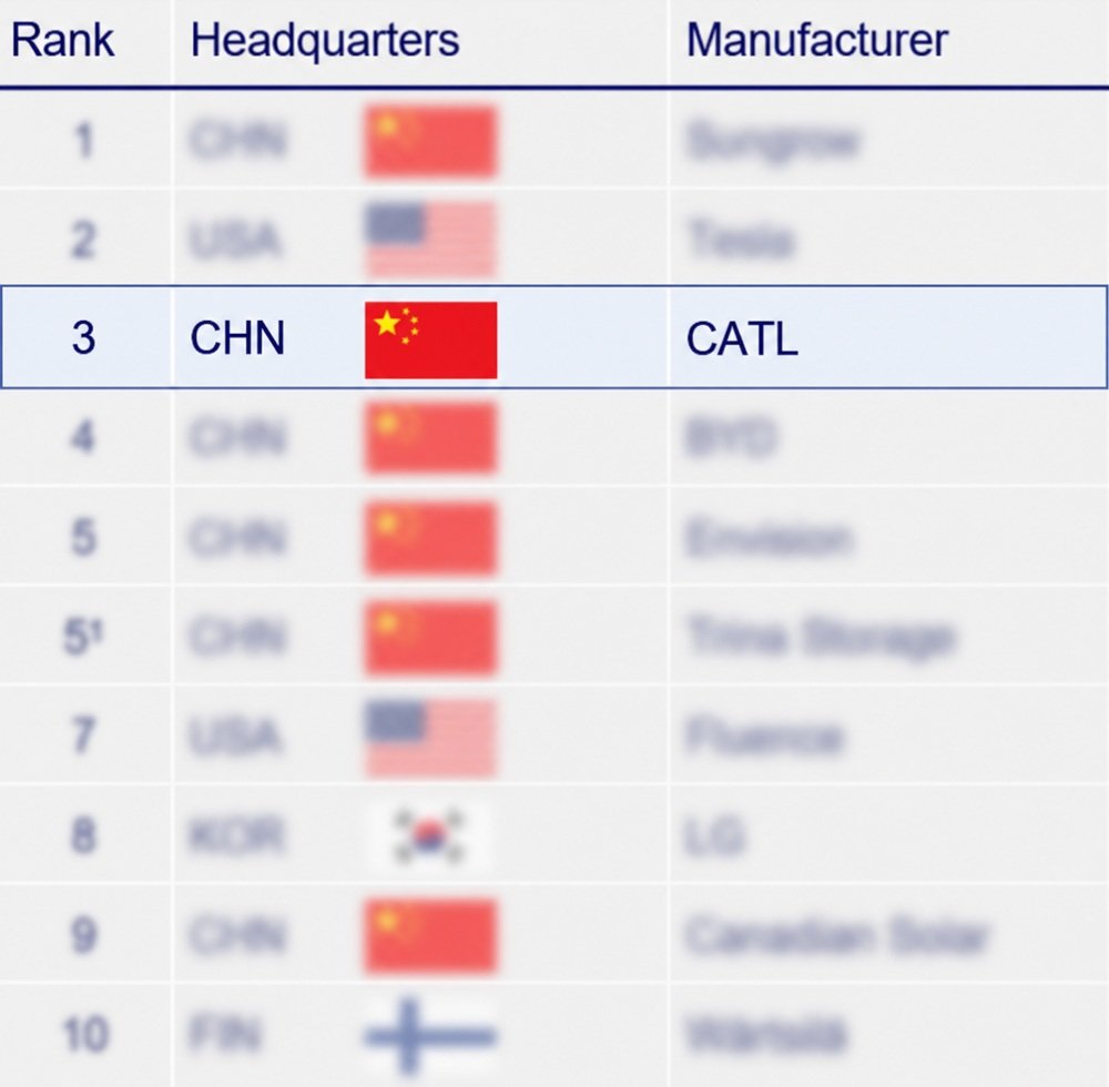 图1:2026全球储能系统集成商综合排名TOP10 图1:2026全球储能系统集成商综合排名TOP10